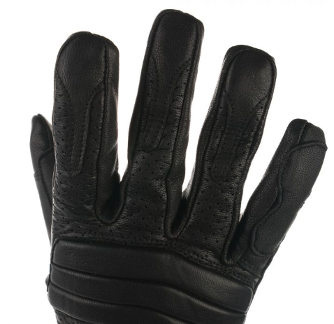 Ultimate Cruiser Black Leather Gloves by Bike It