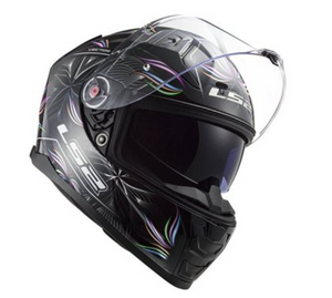 LS2 FF811 Vector II Tropical Black - White Full Face Helmet