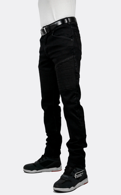 Bull-It Mens Guardian Straight Fit AAA Armoured Black Riding Jeans
