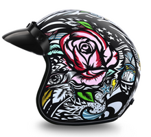 Daytona Tribal USA Open Face D.O.T. Helmet - NOT UK Road Legal