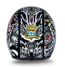 Daytona Tribal USA Open Face D.O.T. Helmet - NOT UK Road Legal