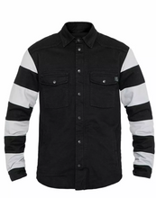 John Doe XTM Motoshirt Textile Jacket AAA RATED- Prison Stripe