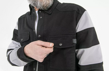 John Doe XTM Motoshirt Textile Jacket AAA RATED- Prison Stripe