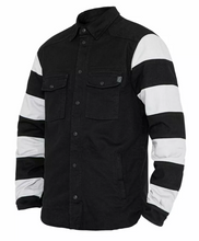 John Doe XTM Motoshirt Textile Jacket AAA RATED- Prison Stripe