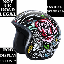 Daytona Tribal USA Open Face D.O.T. Helmet - NOT UK Road Legal