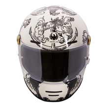 Merlin Revival Vintage Full Face Helmet - Versus Off White