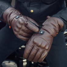 Merlin Bednell CE2 Heated D3O Motorcycle Riders Brown Glove