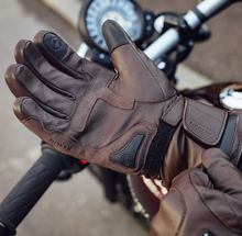 Merlin Bednell CE2 Heated D3O Motorcycle Riders Brown Glove