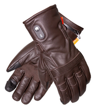 MERLIN Minworth II Heated Motorcycle Rider Brown Glove