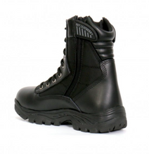 Hot Leathers Genuine Leather Swat Style Rider Boots with side zips BTM1012
