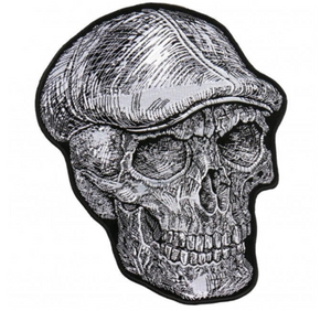 Peaky Blinder Skull 10" Sew on Patch