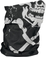 Zan Headwear Skull & Cross Bone "Motley" Tube, Neck Warmers & Face Masks - Fat Skeleton UK