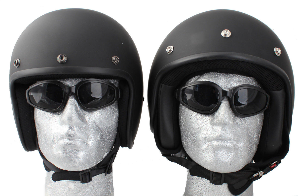 american motorcycle helmets uk Captain America - Daytona Low Profile D.O.T. Open Face Helmet