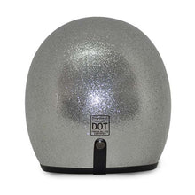 Silver Metalflake - Daytona Low Profile D.O.T. Open Face Helmet, Open Face Helmets - Fat Skeleton UK