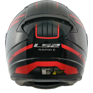 LS2 FF353 Rapid II Circuit Gloss Red Black Full Face Helmet