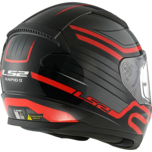 LS2 FF353 Rapid II Circuit Gloss Red Black Full Face Helmet