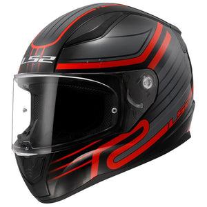 LS2 FF353 Rapid II Circuit Gloss Red Black Full Face Helmet