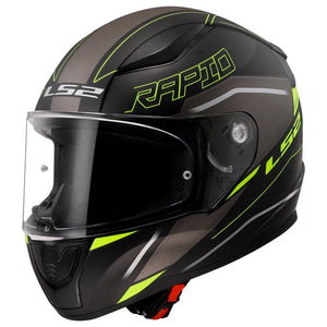 LS2 FF353 Rapid II Rokku Matt H-V Yellow Full Face Helmet