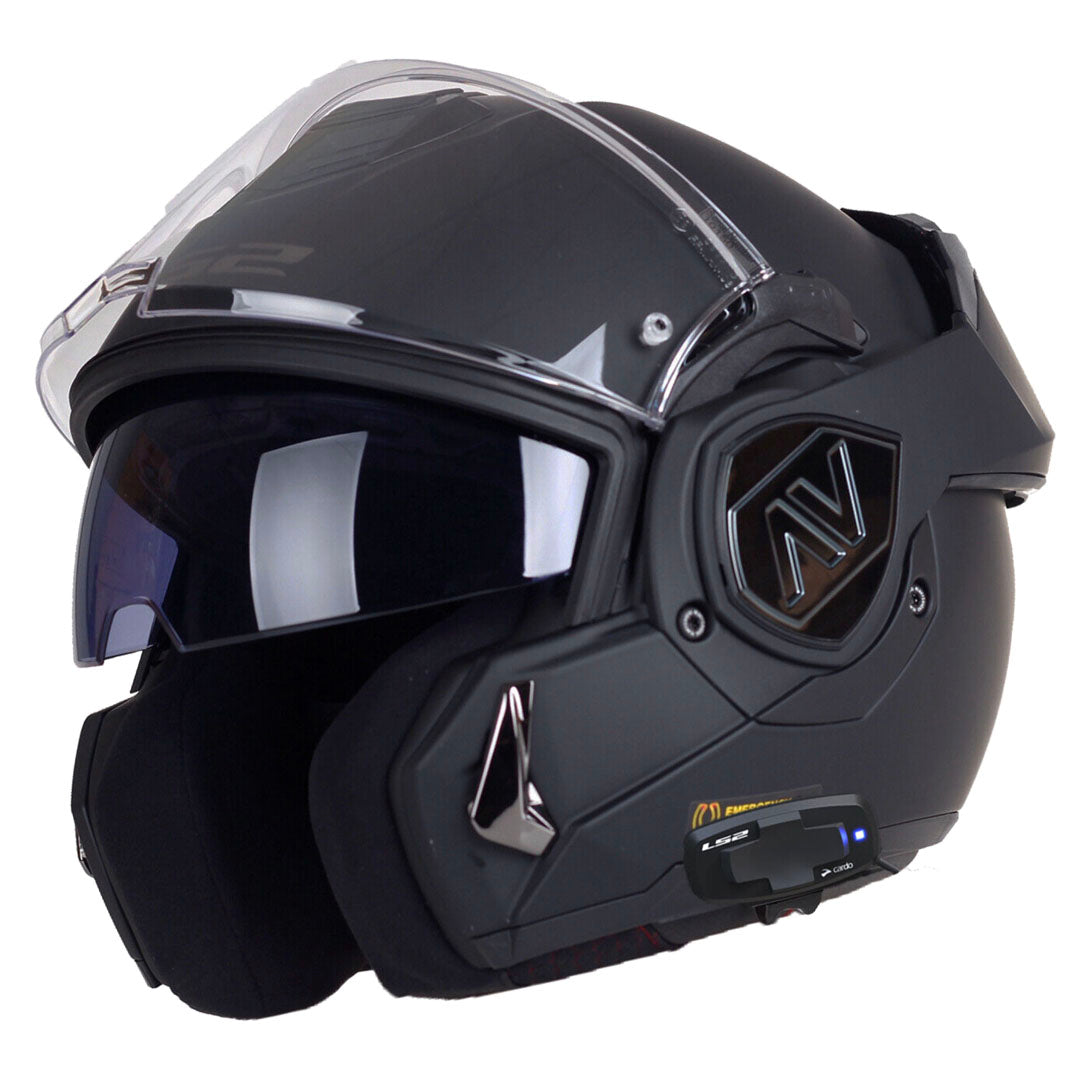 Casque de moto modulaire BHR 836 Flip Up ZOMBIE Noir Vente en Ligne