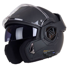 LS2 FF906 4X UCS ADVANT Matt Black Modular Flip Front Full / Open Face Motorcycle Helmet with Intercom