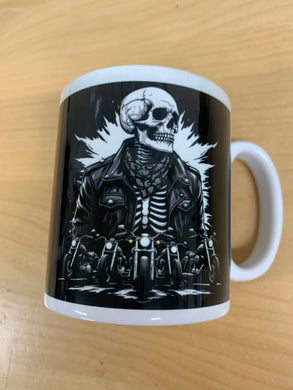 Fat Skeleton Brando Skeleton Biker Mug
