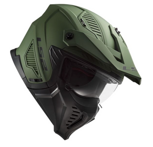 LS2 FF606 Drifter Full / Open Face Motorcycle Helmet Matt Military Green