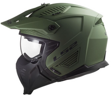 LS2 FF606 Drifter Full / Open Face Motorcycle Helmet Matt Military Green