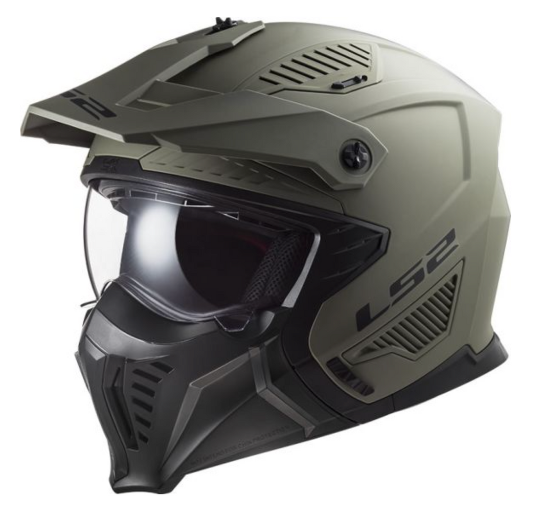 LS2 FF606 Drifter Full / Open Face Motorcycle Helmet Matt SAND