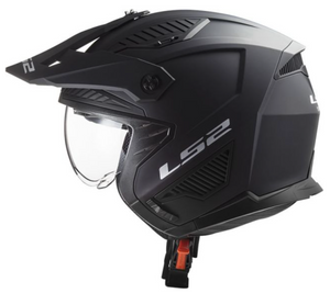 LS2 FF606 Drifter Full / Open Face Motorcycle Helmet Matt Black