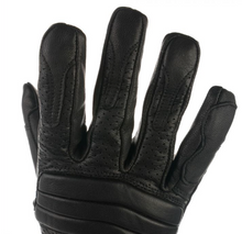 Ultimate Cruiser Black Leather Gloves by Bike It