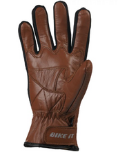 Ultimate Cruiser Brown Leather Gloves by Bike It