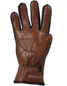 Ultimate Cruiser Brown Leather Gloves by Bike It