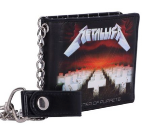 Metallica Master of Puppets Wallet with security chain