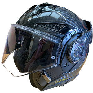 LS2 FF901 ADVANT X GLOSS FINISH Carbon Fibre Modular Flip Front Full / Open Face Motorcycle Helmet
