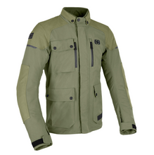 Barkston Waterproof Khaki Biker Jacket with Elbow & Shoulder armour by Oxford products