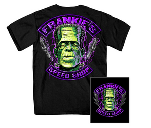 Hot Leathers Frankies Speed Shop T Shirt