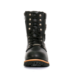 Hot Leathers Mens's Two Tone Logger Leather Lace Up Boots BTM1011