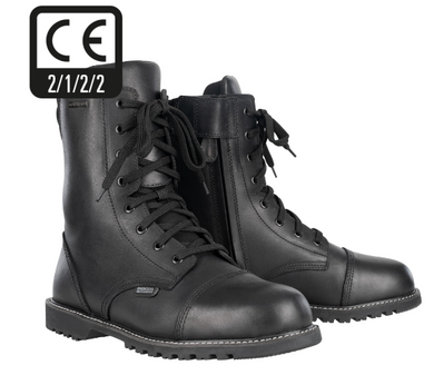 Oxford MERTON Waterproof Black Biker Boots