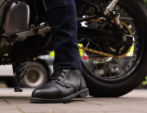 Oxford MERTON Waterproof Black Biker Boots