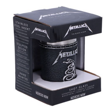 Metallica The Black Album Shot Glass
