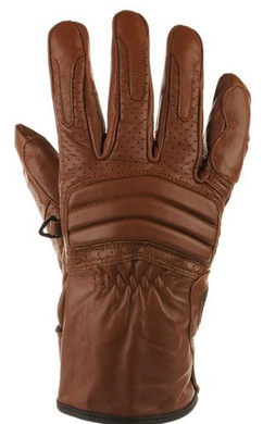 Ultimate Cruiser Brown Leather Gloves by Bike It