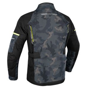 Calgary Waterproof Camo Biker Jacket with Elbow & Shoulder Armour by Oxford