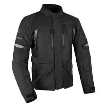 Calgary Waterproof Black Biker Jacket with Elbow & Shoulder Armour by Oxford