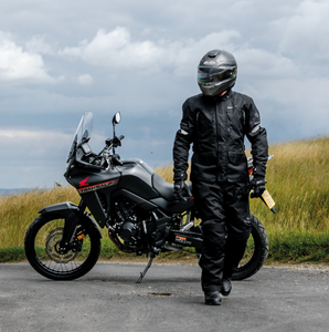 Calgary Waterproof Black Biker Jacket with Elbow & Shoulder Armour by Oxford