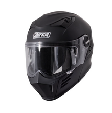 Simpson Matt Black Darksome Flip Front Helmet