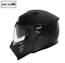 Simpson Matt Black Darksome Flip Front Helmet