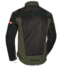 Dakar Waterproof Green Biker Jacket with Elbow & Shoulder Armour by Oxford