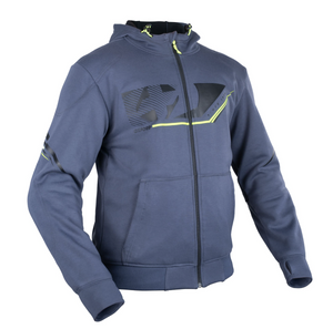 Aramid Lined Biker Riding Grey Sports Super Hoodie by Oxford