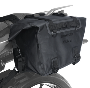 Oxford Aqua Waterproof Black Pannier Saddlebags P32