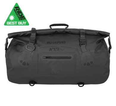 Oxford Aqua Waterproof T50 Black Roll Bag